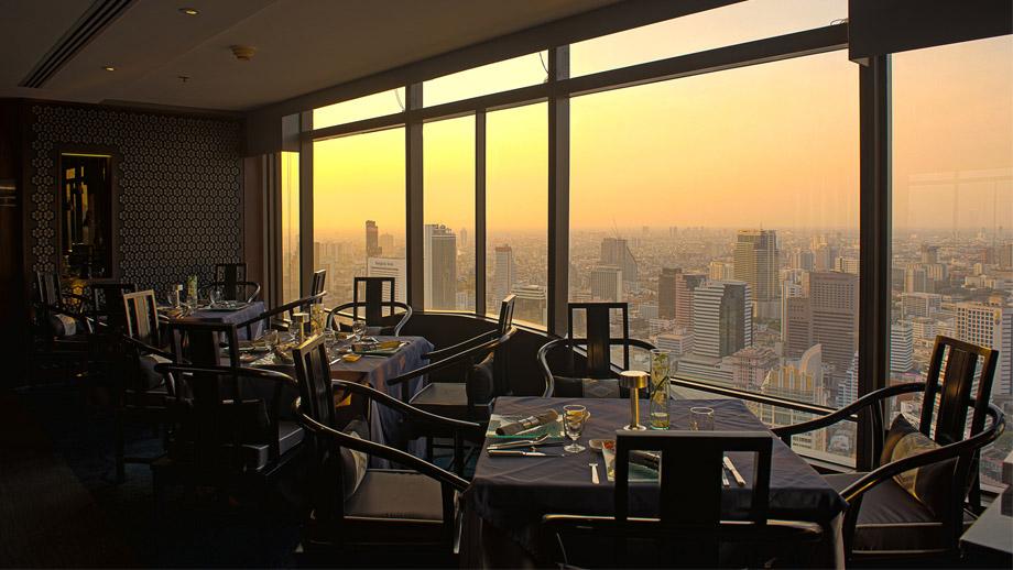 Banyan Tree Thailand Bangkok Dining - Bai Yun Sunset View