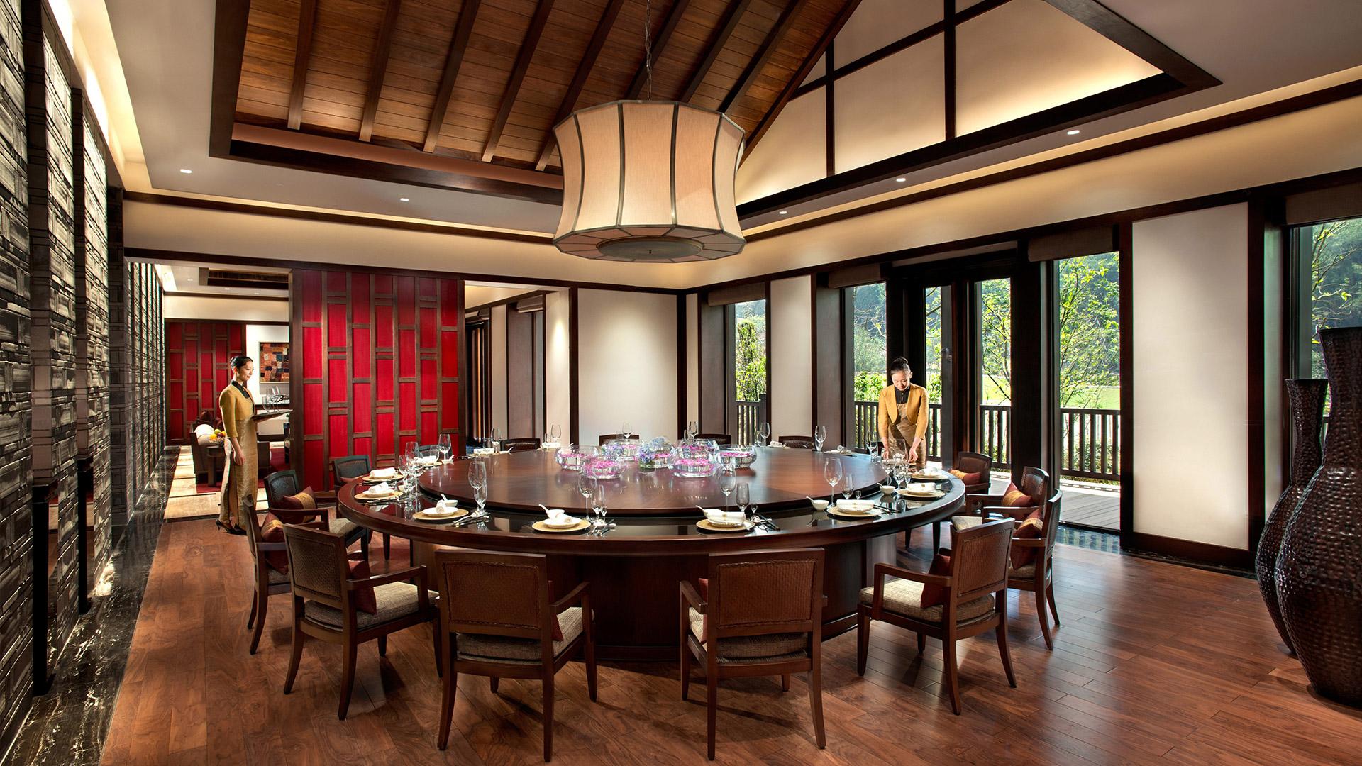 Banyan Tree China Chongqing Beibei Dining - Baiyun Round Table