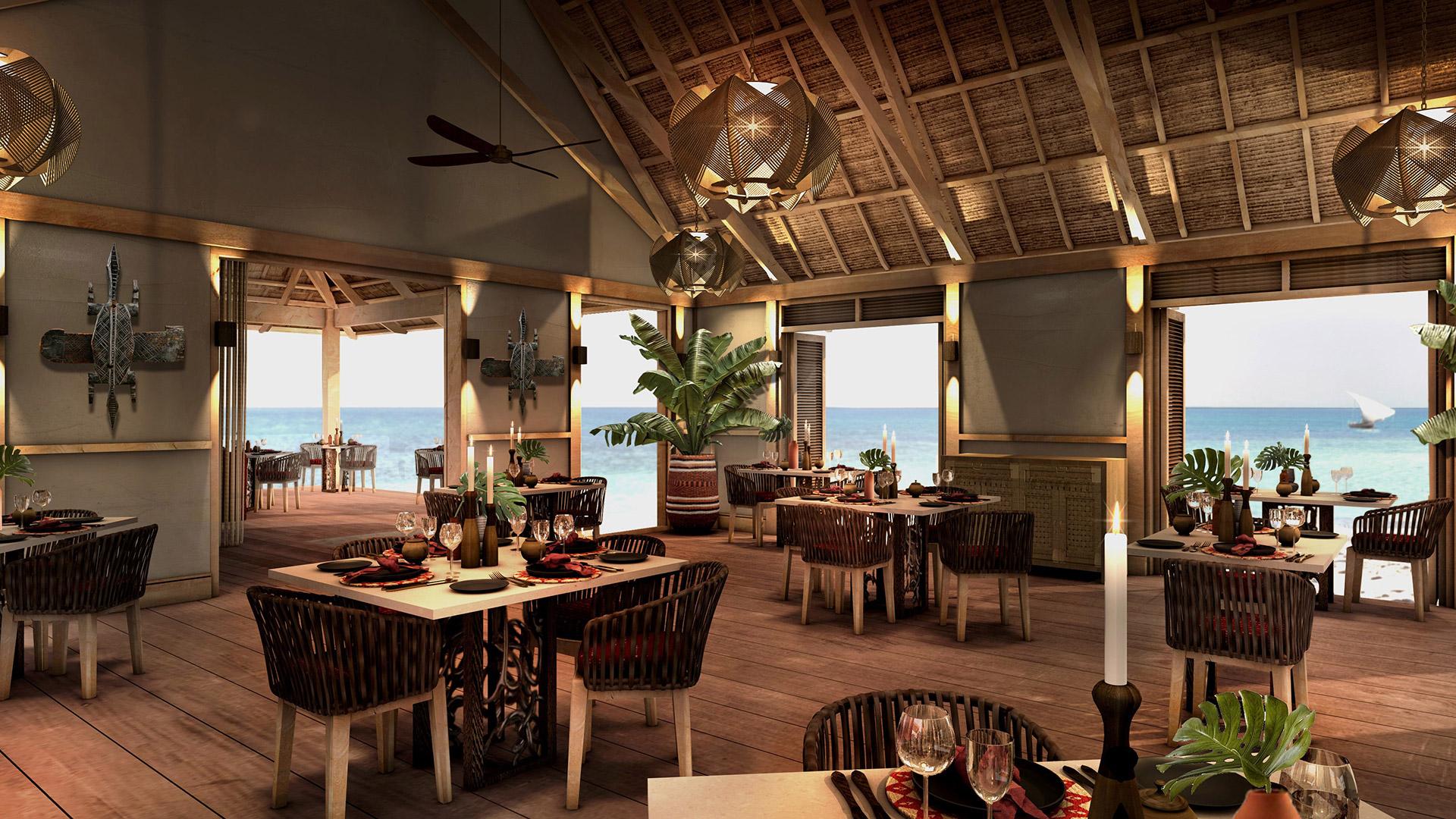 Banyan Tree Mozambique Ilha Caldeira Dining 