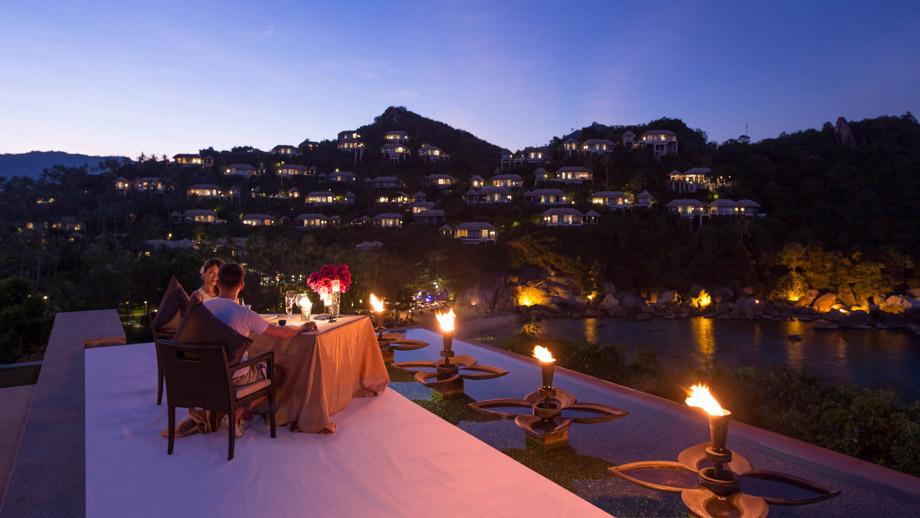 Banyan Tree Thailand Samui Dining - Destination Dining Romantic Dinner