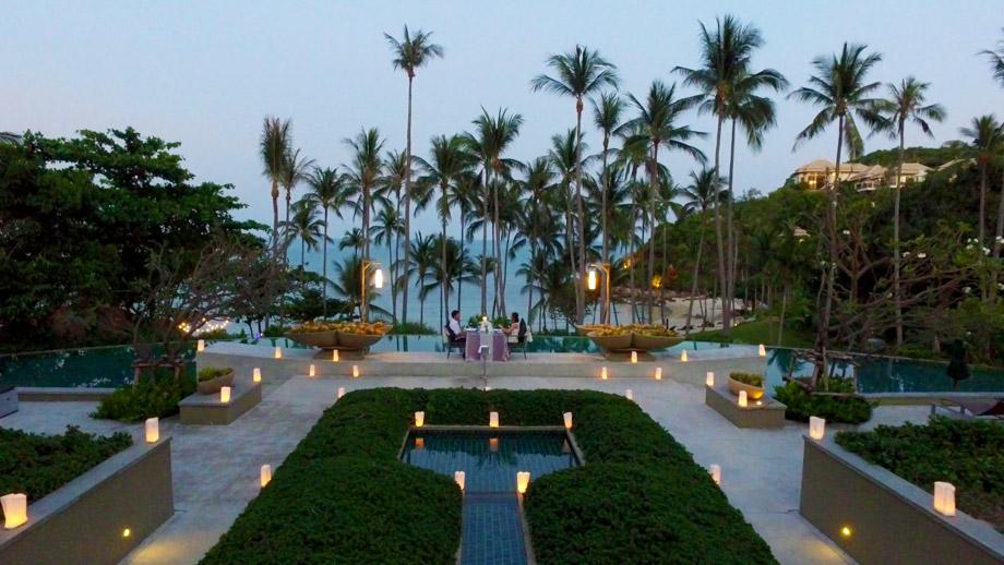 Banyan Tree Thailand Samui Dining - Destination Dining Candle Light Dinner