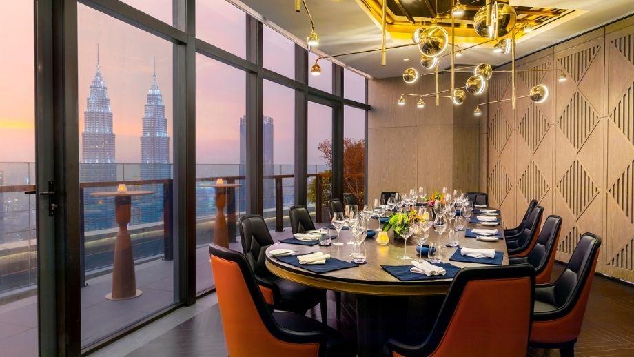 Banyan Tree Malaysia Kuala Lumpur Dining - Horizon Grill Private Dining Klcc View