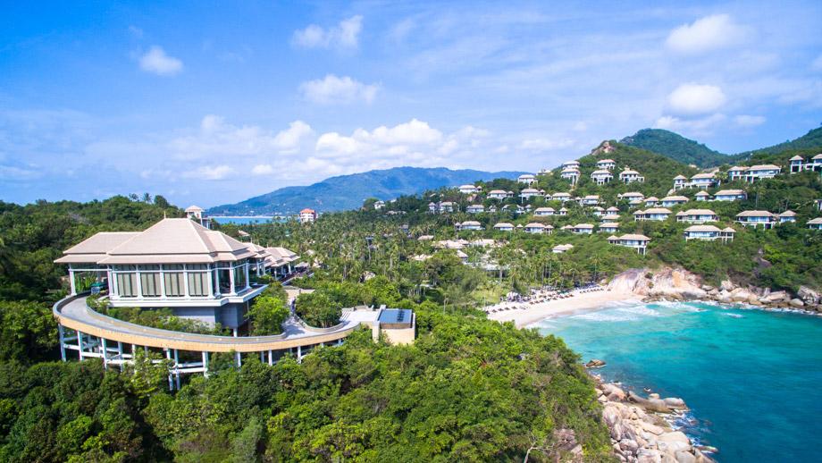 Banyan Tree Thailand Samui Dining - Lobby Lounge Aerial View