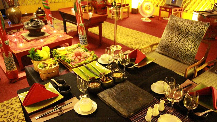 Banyan Tree China Ringha Dining - Destination Dining Mongolian Yurt Dining