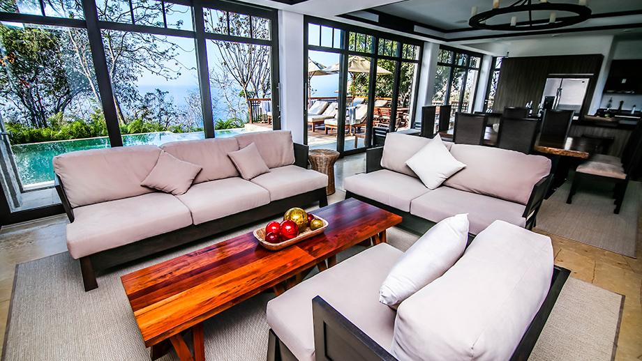 Banyan Tree Mexico Cabo Marques Accommodation - Villa Cerezo Living Room