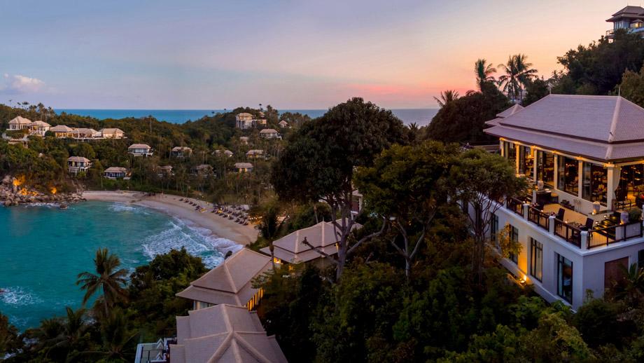 Banyan Tree Thailand Samui Dining - Saffron Aerial View