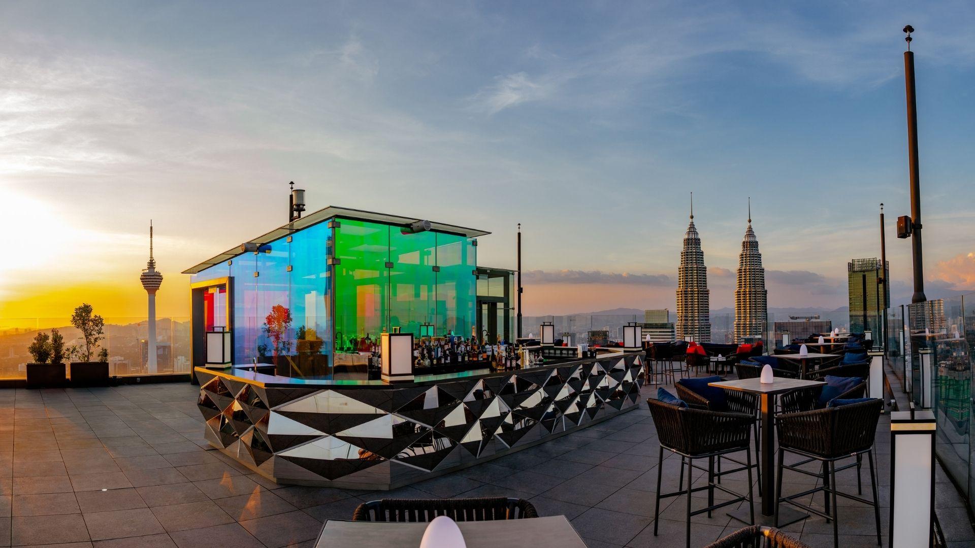 Banyan Tree Malaysia Kuala Lumpur Dining - Vertigo Too Night Shot