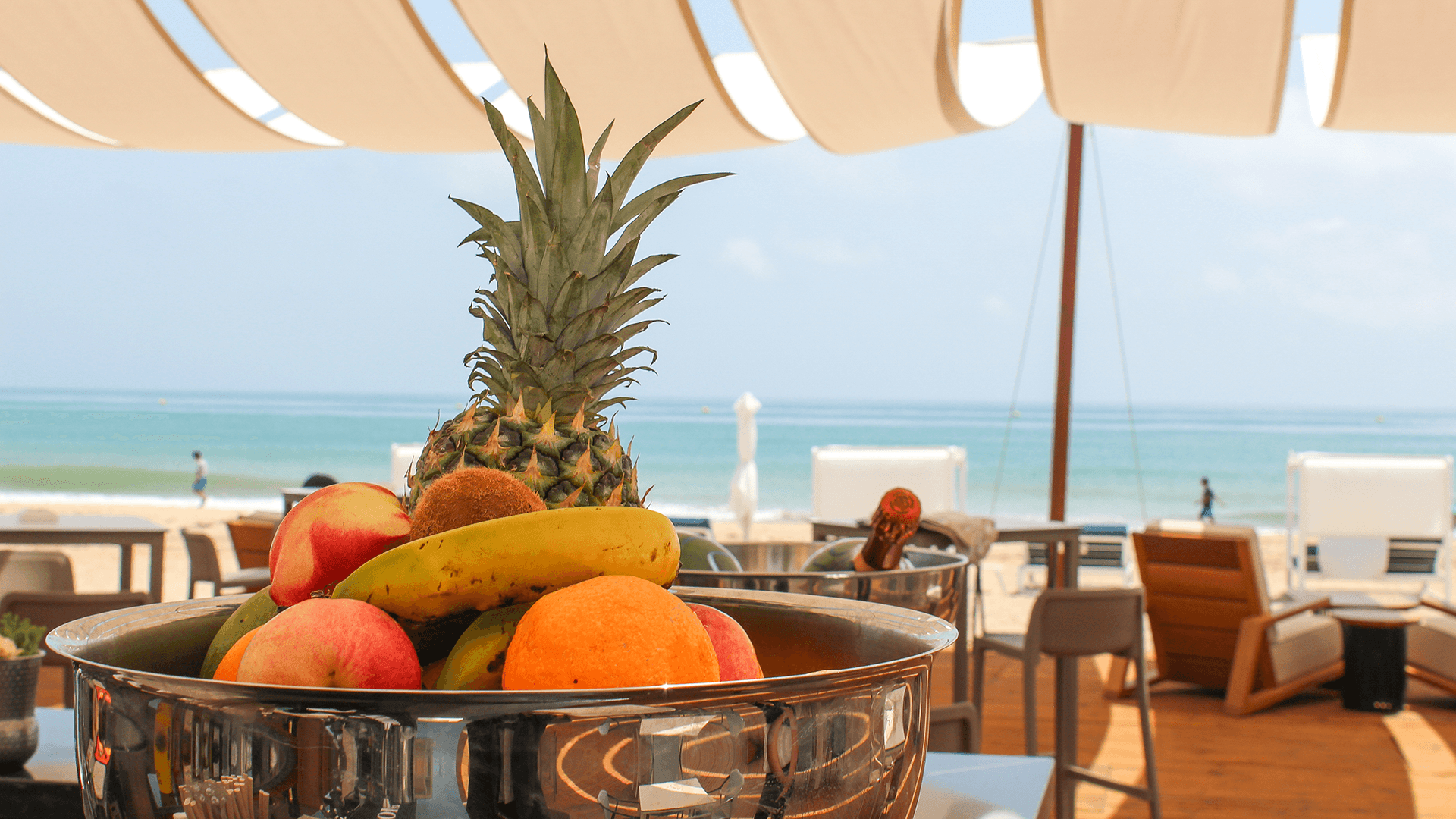 Banyan Tree Morocco Tamouda Bay Dining - Le Baga Fruit on the Beach