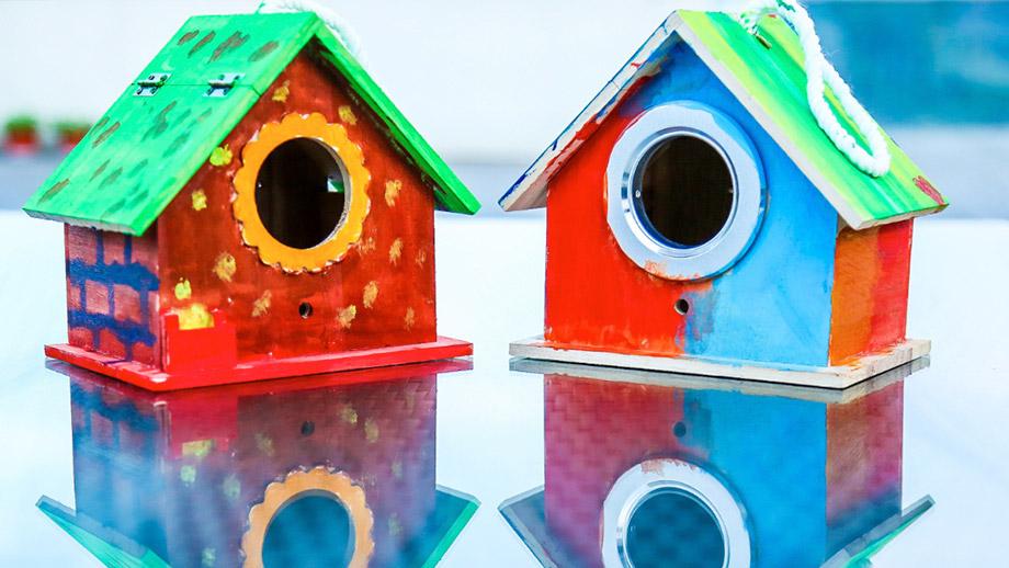 birdhouse painting